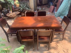 Thanh lý bàn ghế gỗ cũ
